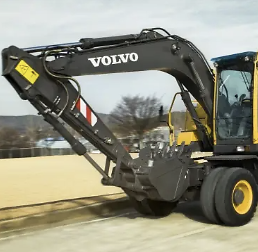 АРЕНДА КОЛЕСНОГО ЭКСКАВАТОРА VOLVO EW145